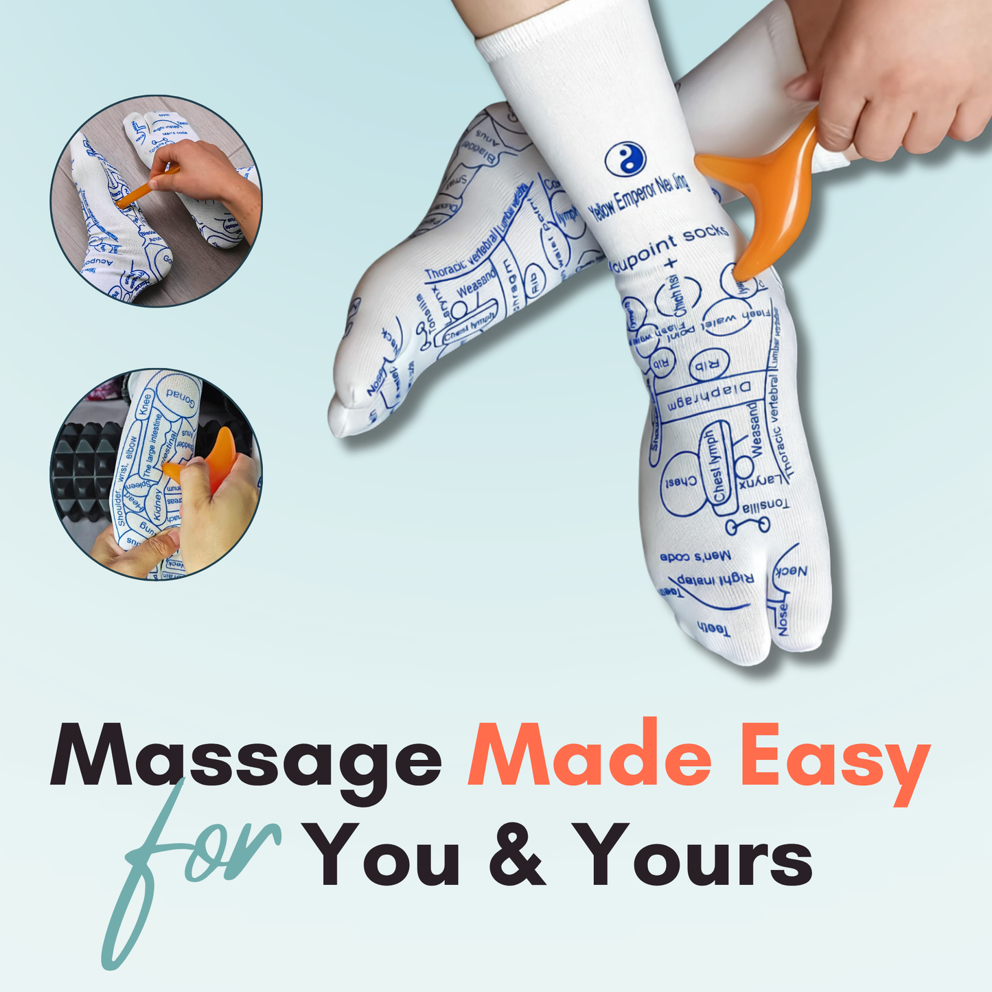 FeetyFirst™ ReflexTherapy Socks